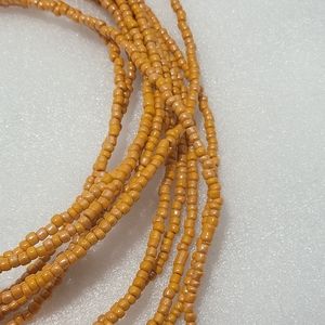 Yellow waistbeads